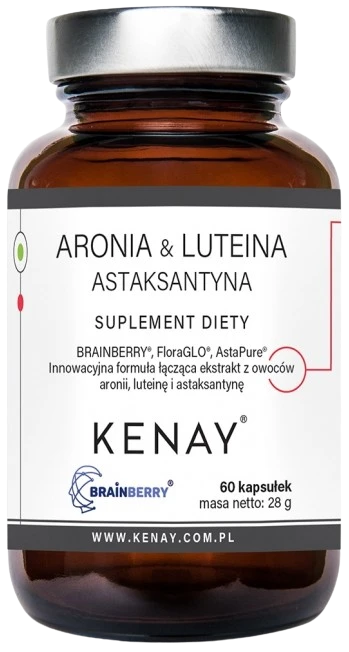 Kenay | Aronia & Luteina & Astaksantyna 60 kapsułek
