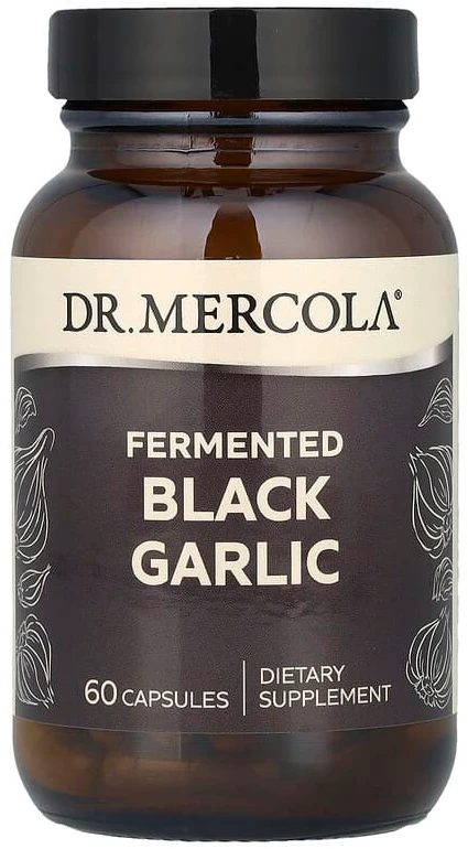 Dr Mercola | Czarny czosnek sfermentowany 60 kapsułek