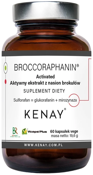 Kenay | Broccoraphanin - aktywny ekstrakt z nasion brokułów 60 kapsułek