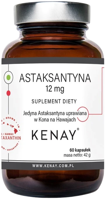 Kenay | Astaksantyna 12mg 60 kapsułek