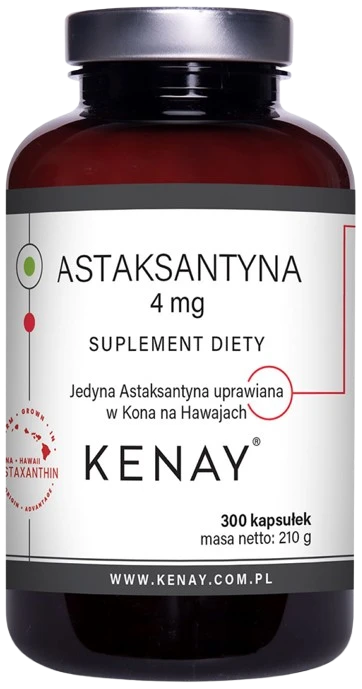Kenay | Astaksantyna 4mg 300 kapsułek