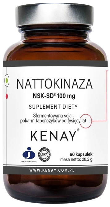 Kenay | Nattokinaza NSK-SD 100mg 60 kapsułek