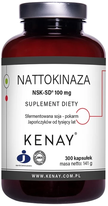 Kenay | Nattokinaza NSK-SD 100mg 300 kapsułek