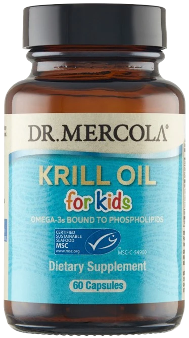 Dr Mercola | Olej z kryla dla dzieci 60 kapsułek