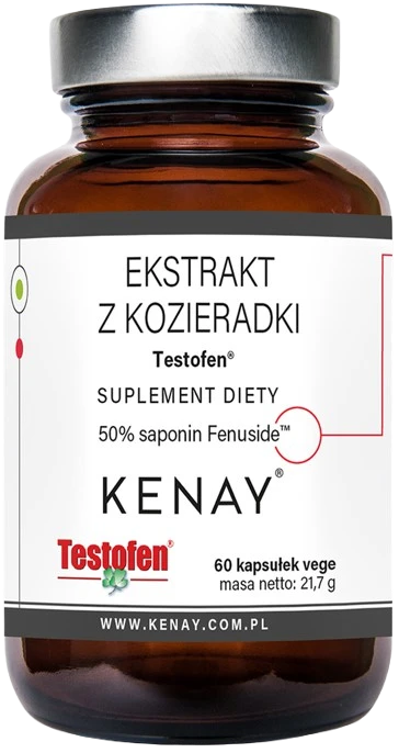 Kenay | Ekstrakt z kozieradki Testofen 600mg 60 kapsułek