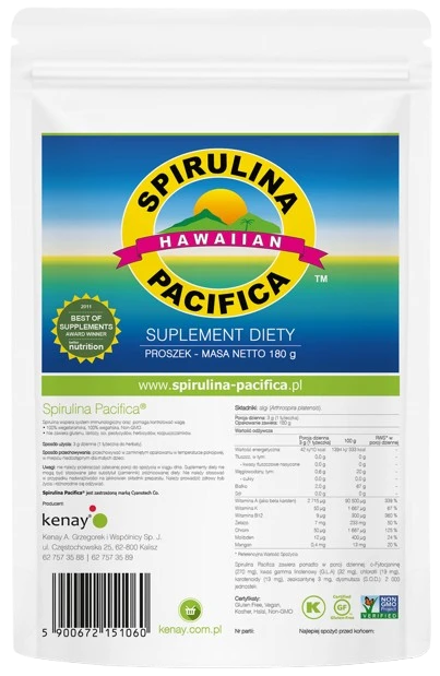 Kenay | Spirulina Pacifica w proszku 180g