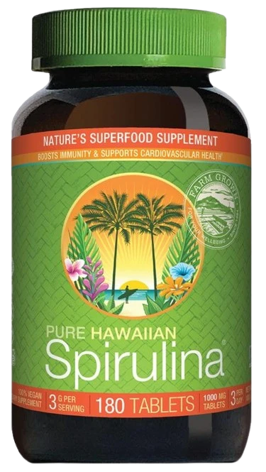 Kenay | Hawaiian Spirulina® Spirulina Hawajska Pacifica 1000mg 180 tabletek