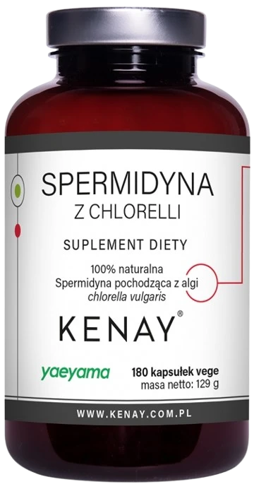 Kenay | Spermidyna z chlorelli 180 kapsułek