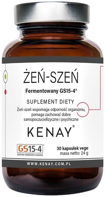 Kenay | Żeńszeń fermentowany GS15-4® 30 kapsułek
