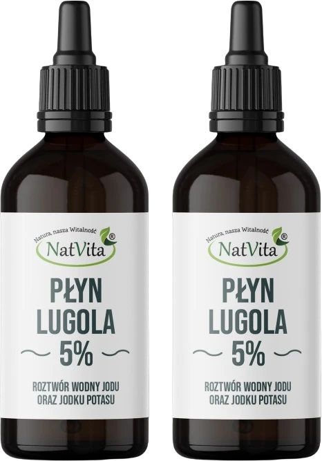 ZESTAW | 2X Natvita Płyn Lugola 5% 100ml