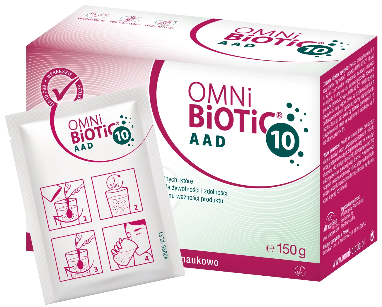 OMNi-BiOTiC® | 10 AAD probiotyk przy antybiotyku 5g x 30 saszetek