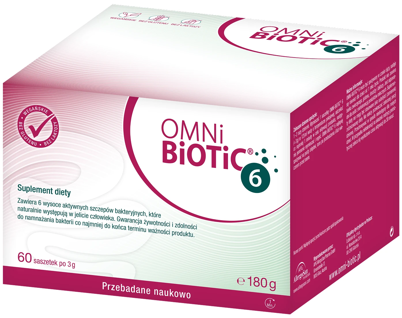 OMNi-BiOTiC® | 6 wszechstronny synbiotyk 3g x 60 saszetek