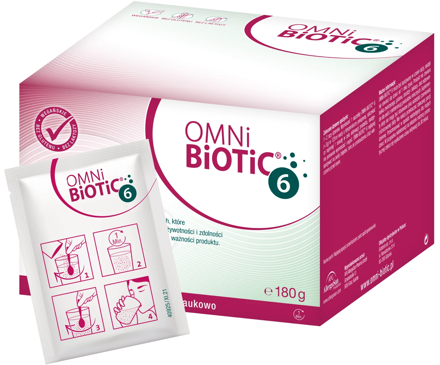 OMNi-BiOTiC® | 6 wszechstronny synbiotyk 3g x 60 saszetek