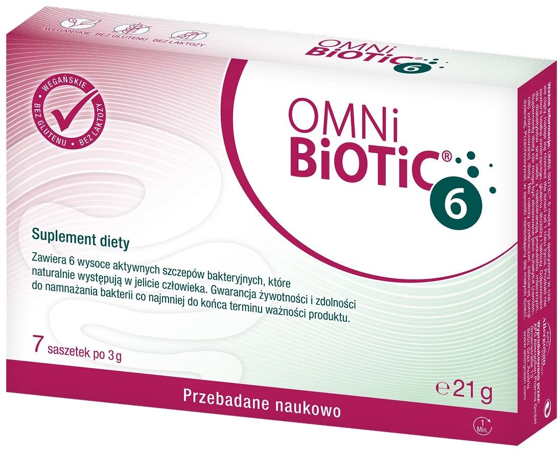 OMNi-BiOTiC® | 6 wszechstronny synbiotyk 3g x 7 saszetek