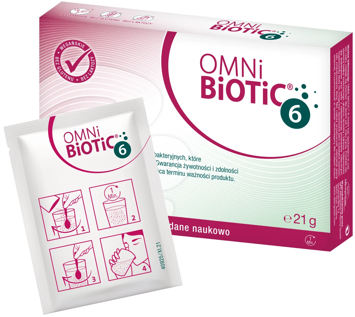 OMNi-BiOTiC® | 6 wszechstronny synbiotyk 3g x 7 saszetek