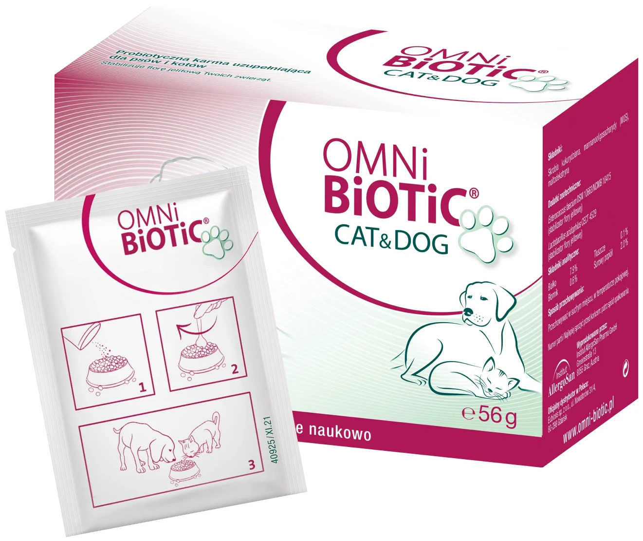 OMNi-BiOTiC® | CAT & DOG probiotyk dla psa i kota 2g x 28 saszetek
