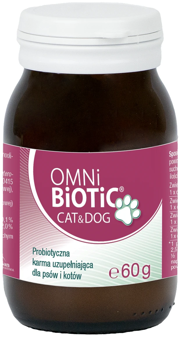 OMNi-BiOTiC® | CAT & DOG probiotyk dla psa i kota 60g
