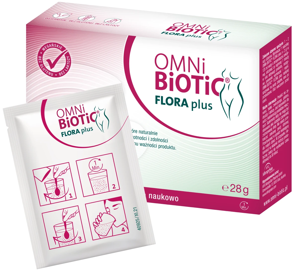 OMNi-BiOTiC® | FLORA plus probiotyk dla kobiet 2g x 14 saszetek