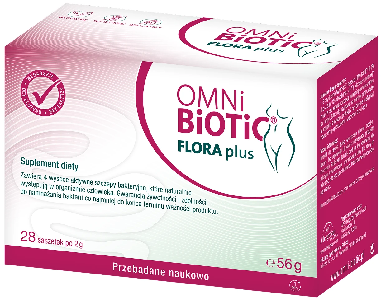 OMNi-BiOTiC® | FLORA plus probiotyk dla kobiet 2g x 28 saszetek