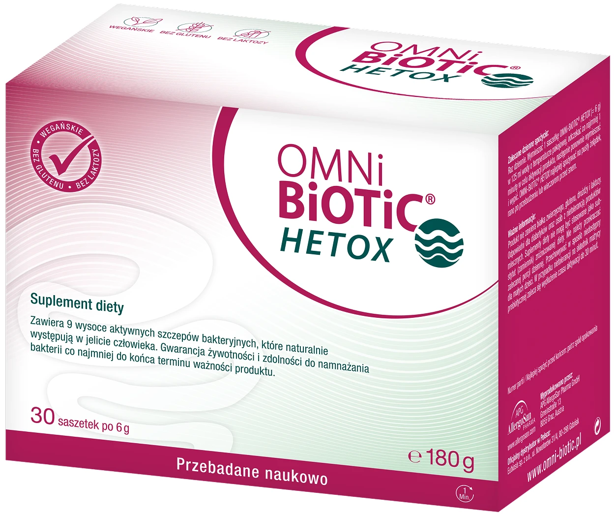 OMNi-BiOTiC® | HETOX oś jelito-wątroba 6g x 30 saszetek
