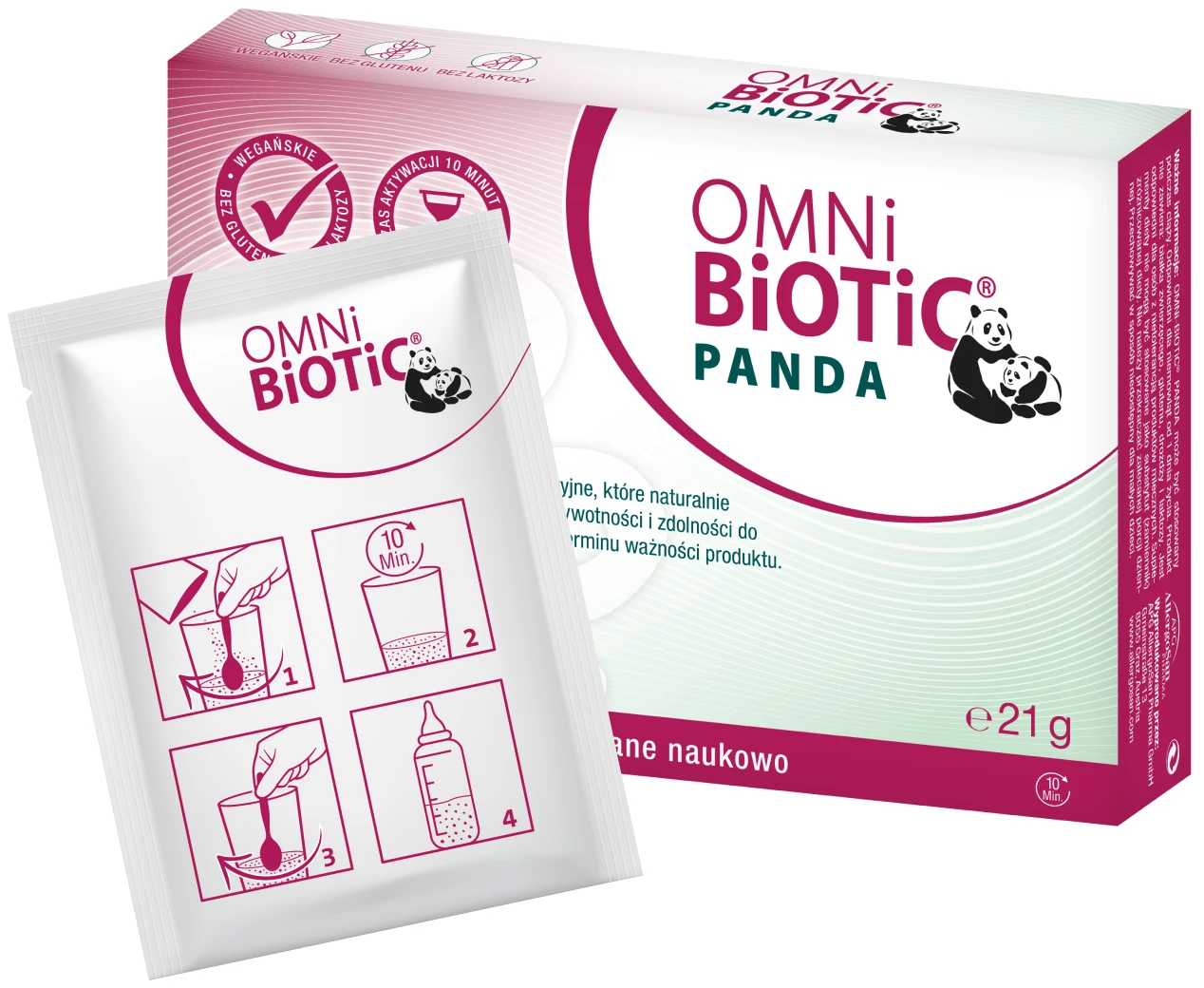 OMNi-BiOTiC® | PANDA probiotyk dla niemowląt i dla kobiet w ciąży 3g x 7 saszetek