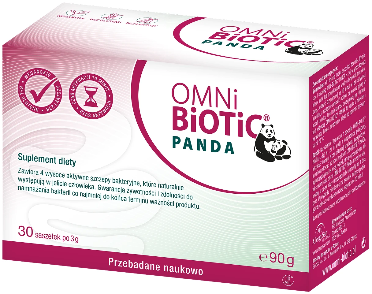 OMNi-BiOTiC® | PANDA probiotyk dla niemowląt i dla kobiet w ciąży 3g x 30 saszetek
