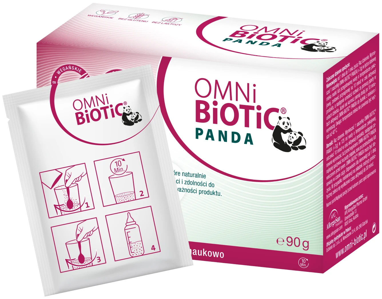OMNi-BiOTiC® | PANDA probiotyk dla niemowląt i dla kobiet w ciąży 3g x 30 saszetek