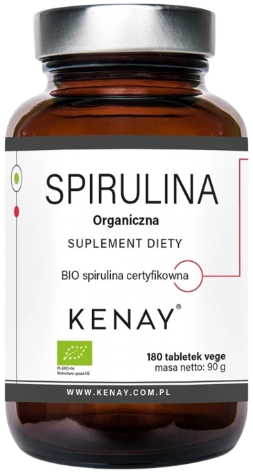 Kenay | Spirulina Organiczna BIO 180 tabletek