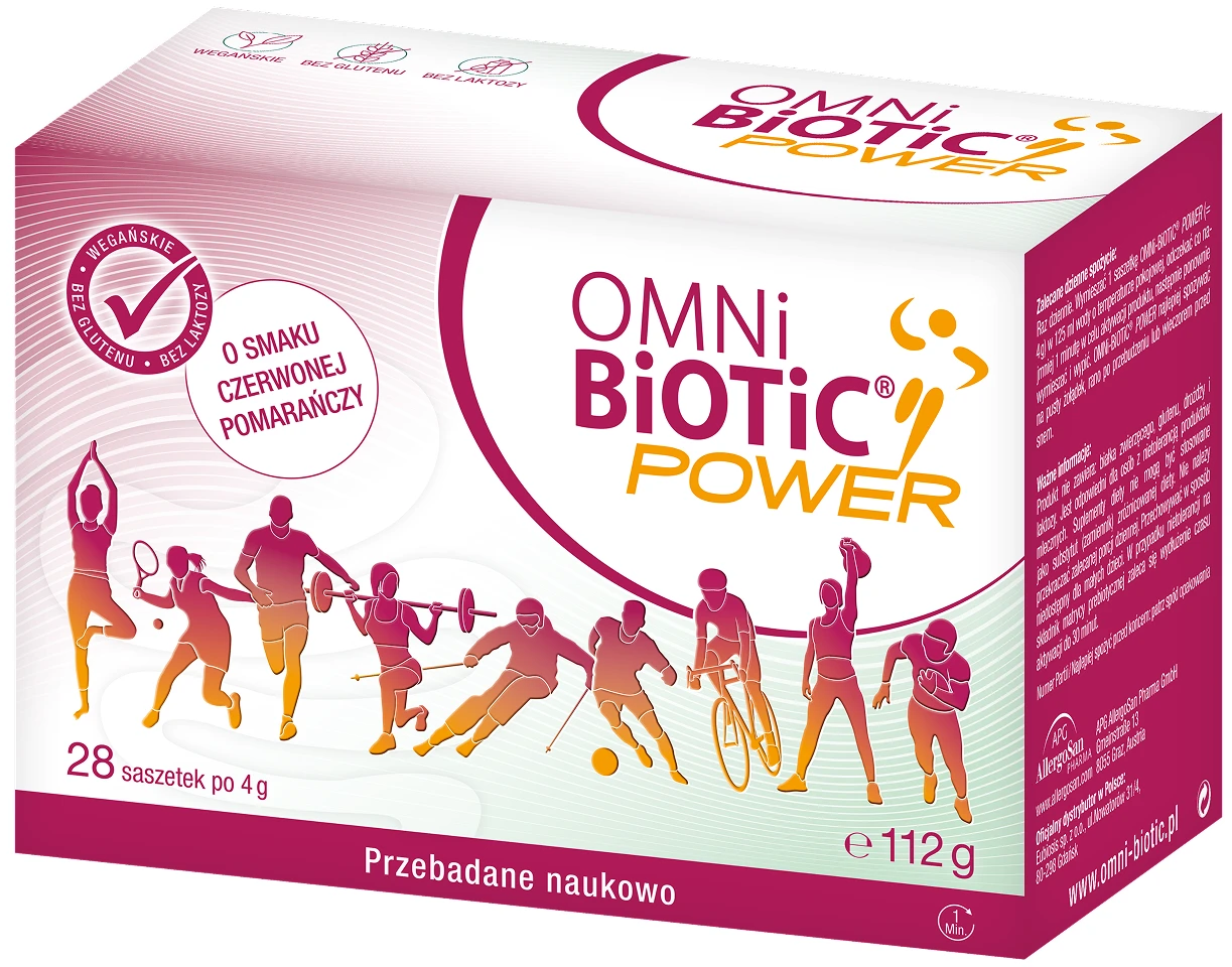 OMNi-BiOTiC® | POWER probiotyk dla sportowców i osób aktywnych 4g x 28 saszetek
