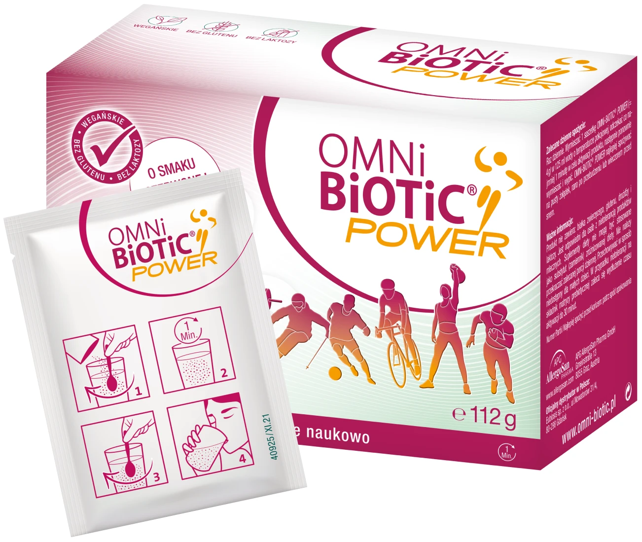 OMNi-BiOTiC® | POWER probiotyk dla sportowców i osób aktywnych 4g x 28 saszetek
