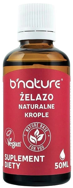 B'Nature | Płynne żelazo 50ml