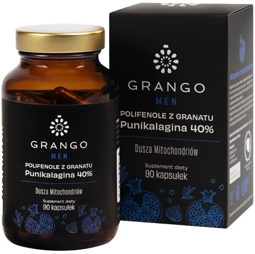 GRANGO® | MEN Polifenole z granatu Punikalagina 40% 90 kapsułek