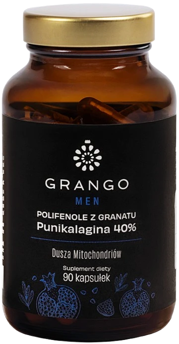 GRANGO® | MEN Polifenole z granatu Punikalagina 40% 90 kapsułek