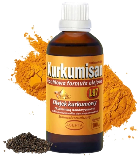 Asepta | Kurkumisan L97 lipofilowa formuła olejowa 100ml