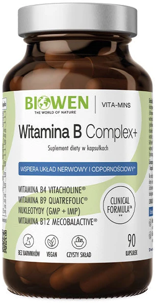 Biowen | Witamina B Complex+ 90 kapsułek