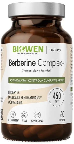 Biowen | Berberyna Complex+ 60 kapsułek