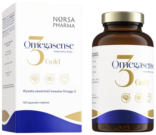 Norsa Pharma | Omegasense Gold 120 kapsułek