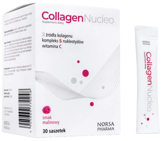 Norsa Pharma | Collagen Nucleo (smak malinowy) 30 saszetek