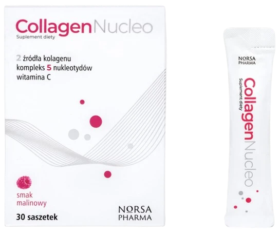Norsa Pharma | Collagen Nucleo (smak malinowy) 30 saszetek