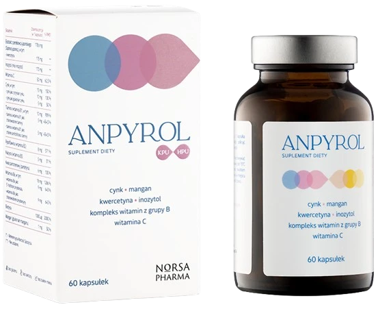 Norsa Pharma | Anpyrol KPU/HPU 60 kapsułek