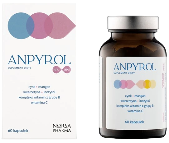 Norsa Pharma | Anpyrol KPU/HPU 60 kapsułek