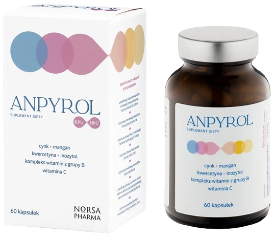 Norsa Pharma | Anpyrol KPU/HPU 60 kapsułek