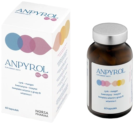 Norsa Pharma | Anpyrol KPU/HPU 60 kapsułek