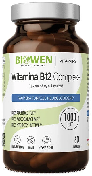 Biowen | Witamina B12 Complex+ 60 kapsułek