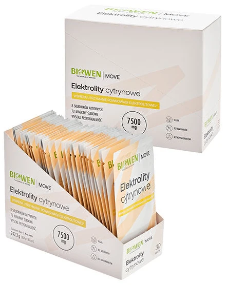 Biowen | Elektrolity Cytrynowe 30 saszetek