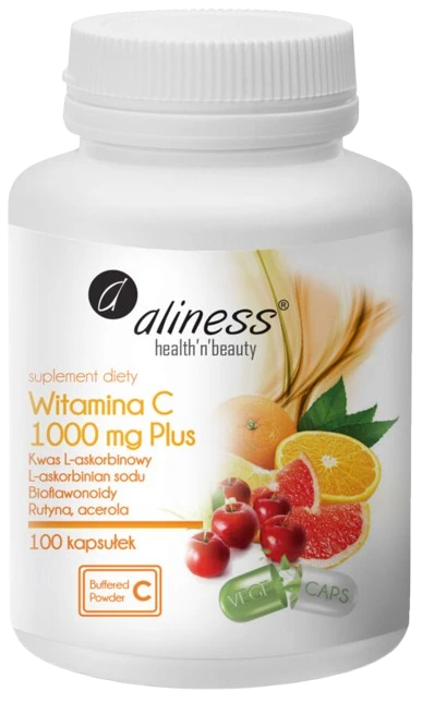 Aliness | Witamina C 1000mg Plus 100 kapsułek