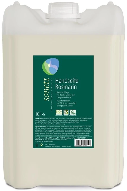 Sonett | Mydło w płynie ROZMARYN (10L) 10000ml