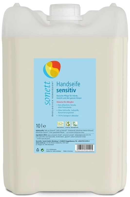 Sonett | Mydło w płynie SENSITIV (10L) 10000ml