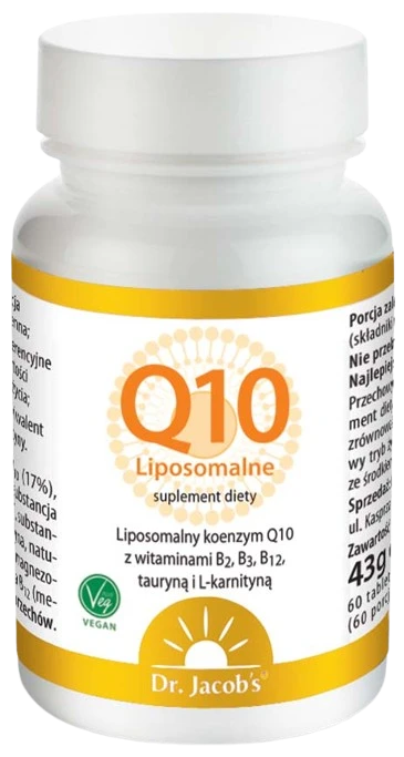 Dr Jacobs  | Q10 Liposomalne koenzym liposomalny 60 tabletek do ssania