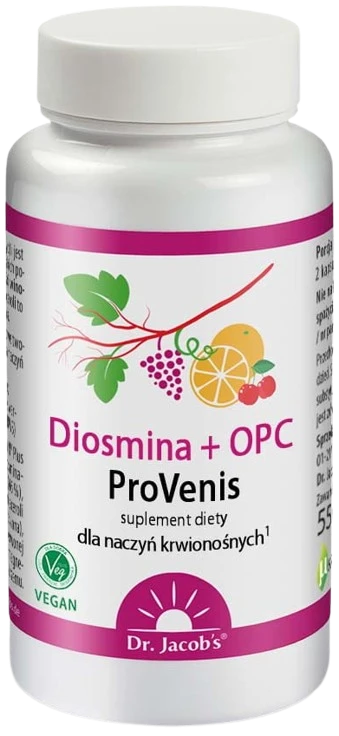 Dr Jacobs | Diosmina + OPC ProVenis 90 kapsułek